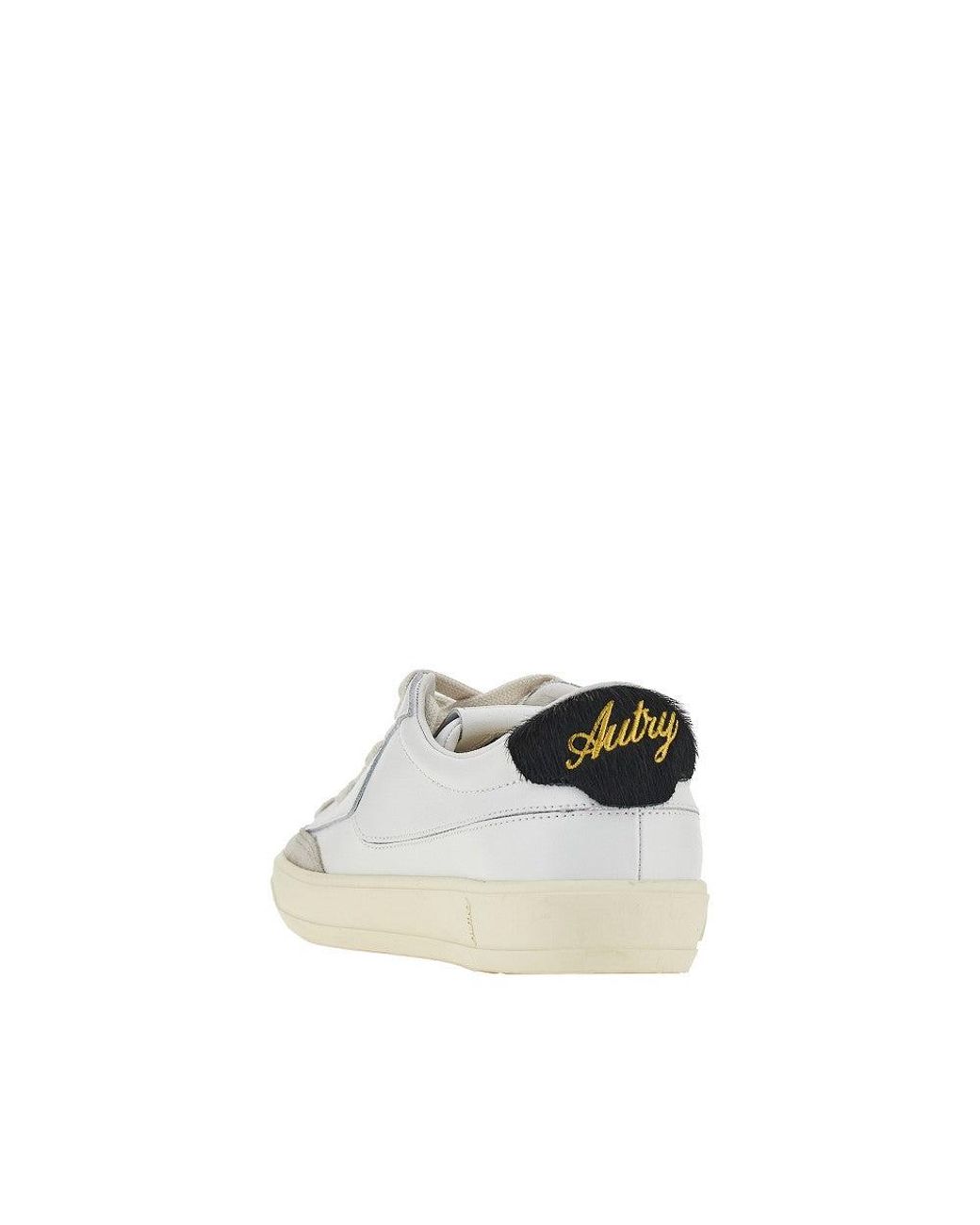 Autry White Windscape Low Leather Sneakers