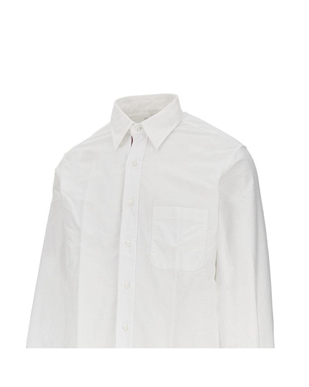 Thom Browne White Oxford Cotton Shirt for men