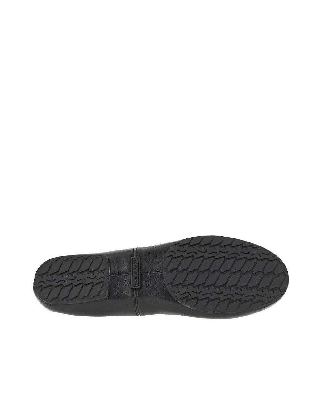Tory Burch Black 'Reva' Nappa Leather Ballerinas