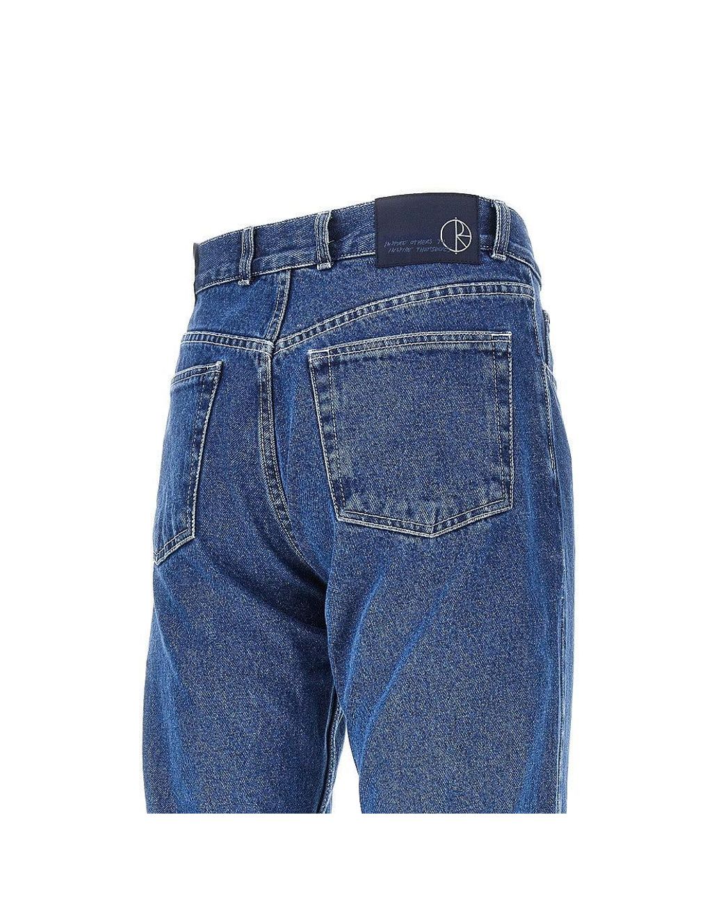 POLAR SKATE Blue '89' Slim Fit Jeans for men