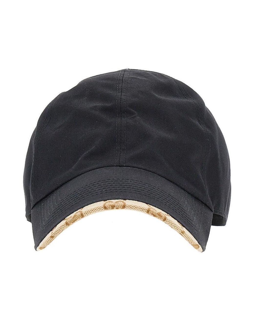 Gucci Blue Cotton-Blend Baseball Cap for men