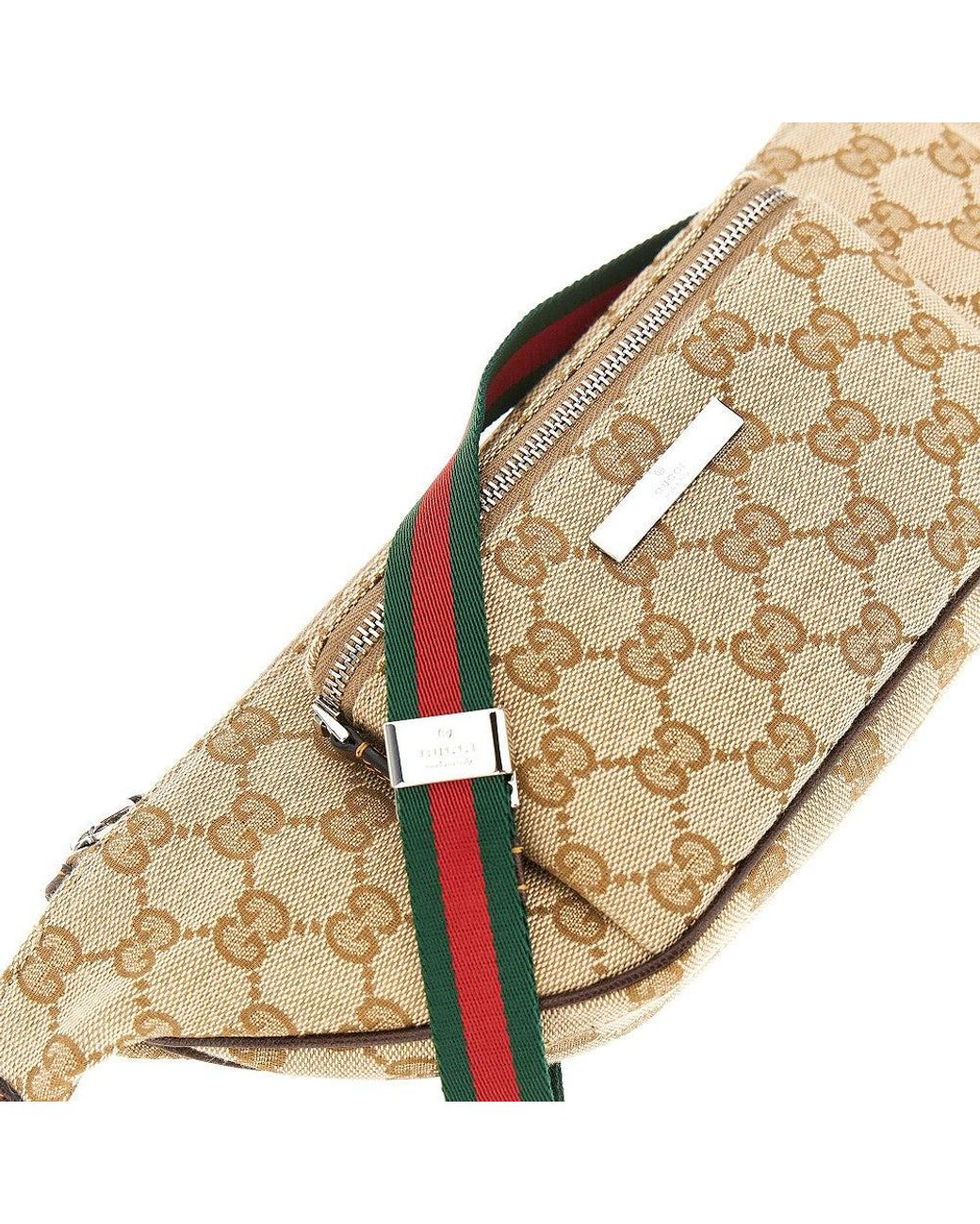 Gucci Natural Gg Canvas 'Flatpack' Beltbag for men