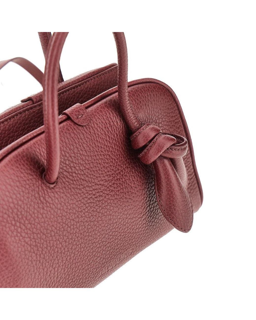 Jacquemus Purple Grained Leather Small 'Turismo' Bag