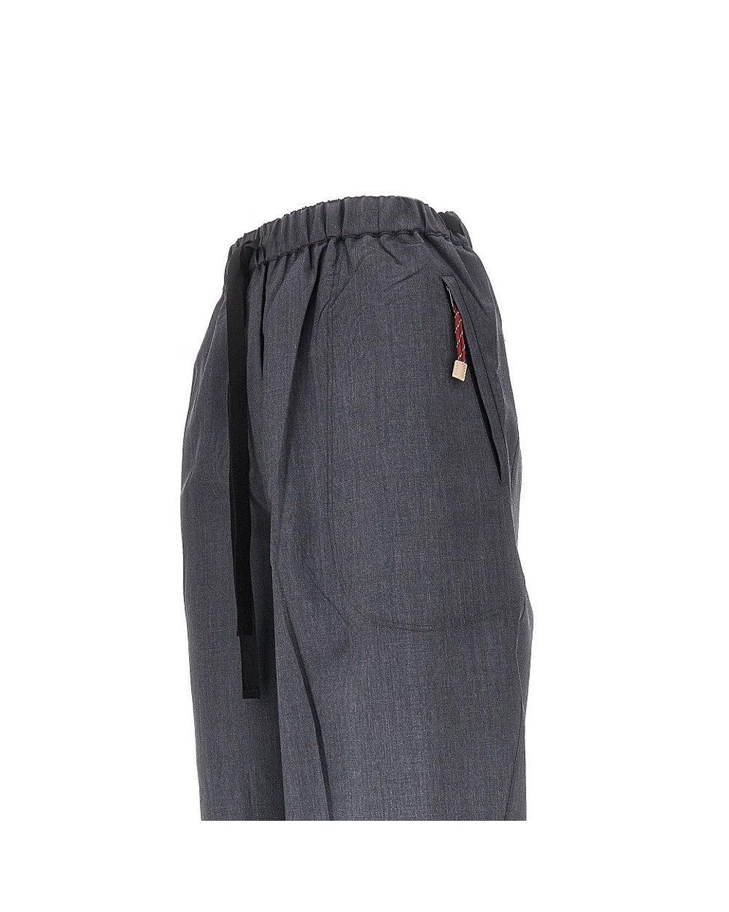 Prada Gray Light Mohair Jogging Pants