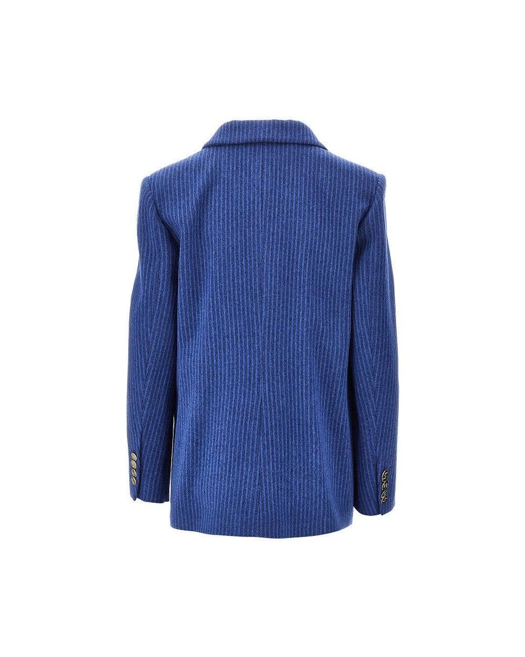 VI TO VI Blue 'Move' Corduroy Jacket