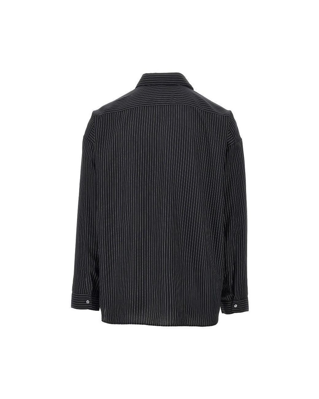 sunflower Blue 'Stable' Pinstriped Shirt for men