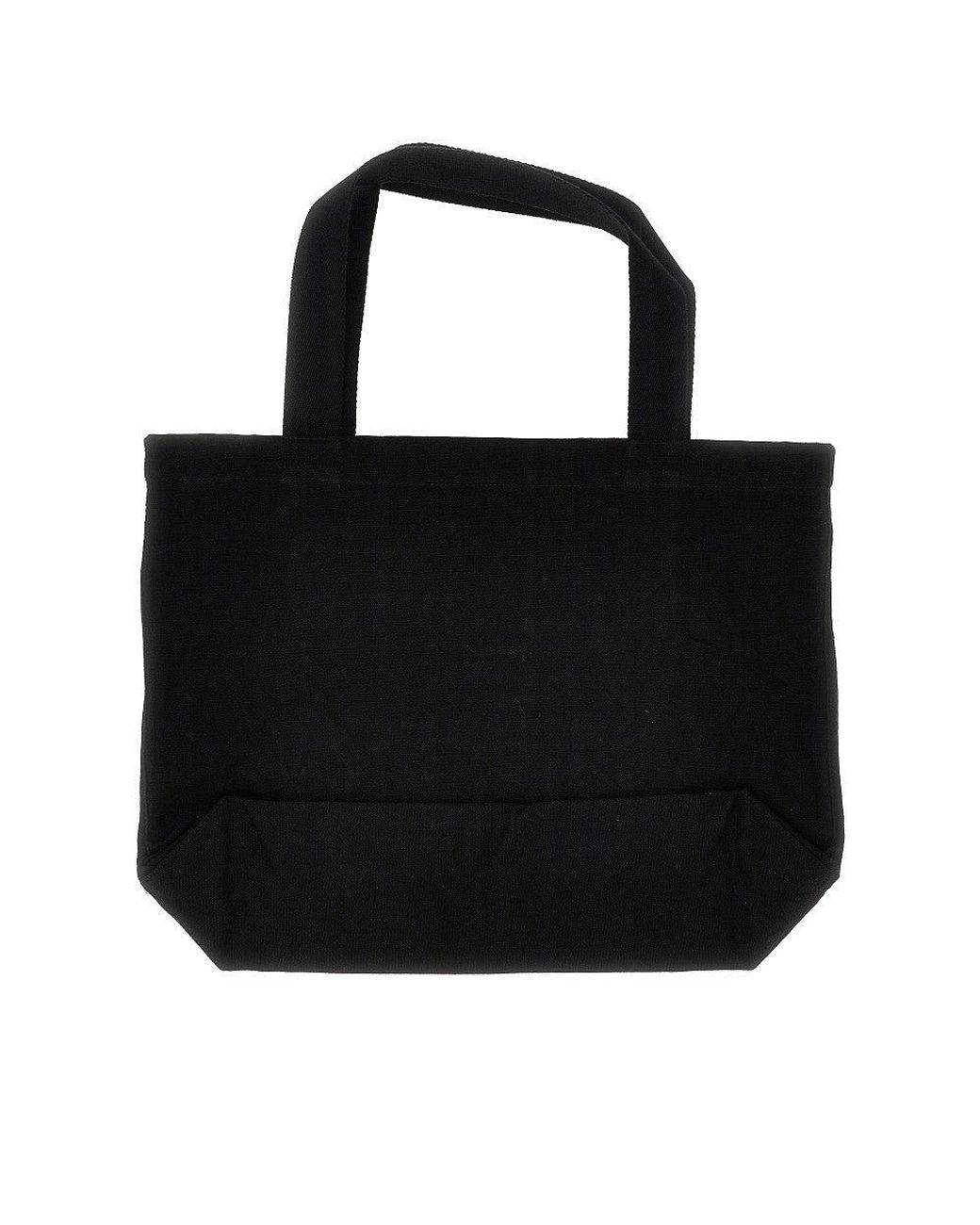 トートバッグ MAISON KITSUNE Maison Kitsune Handwriting Tote Bag Black OW0 Maison Kitsuné Maison Kitsuné Handwriting Unisex Tote Bag