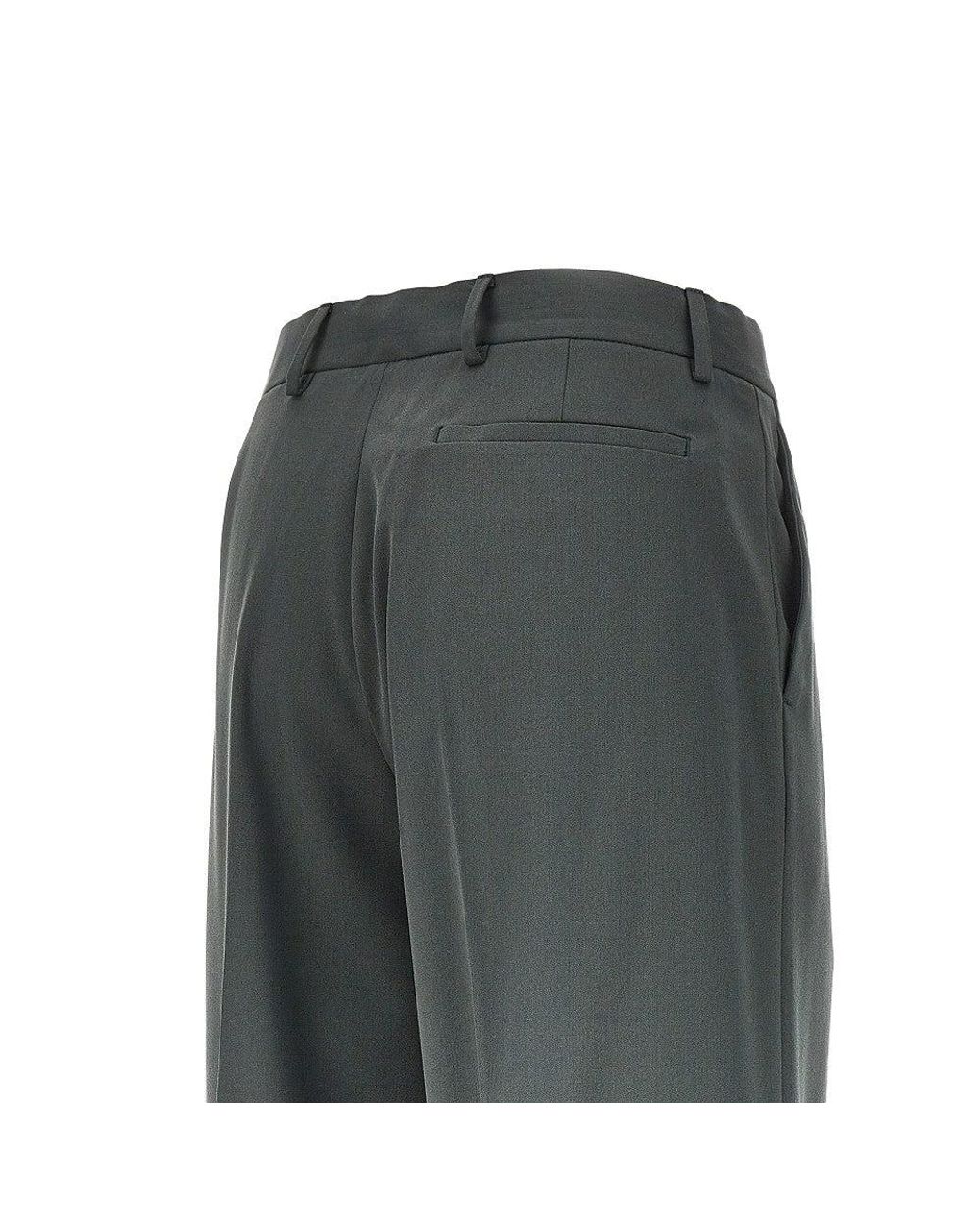 BRERAS Milano Gray 'Orazio' Pants With Dart for men