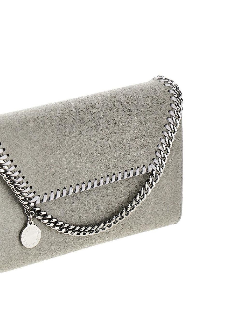 Stella McCartney Gray Mini 'Falabella' Crossbody Bag