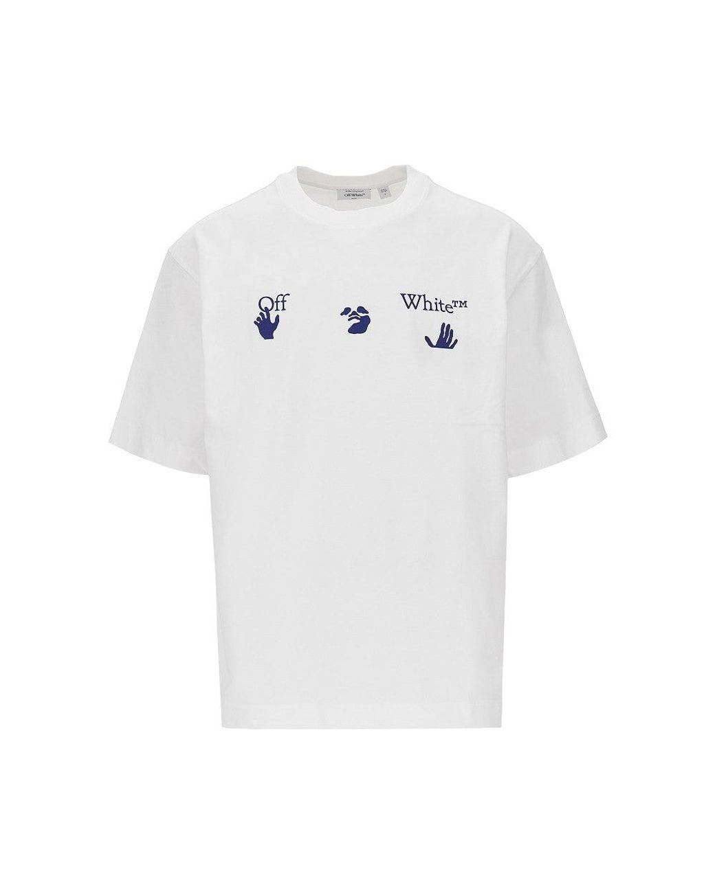 Off-White c/o Virgil Abloh White 'Bacco Arrow Skate' Cotton T-Shirt for men