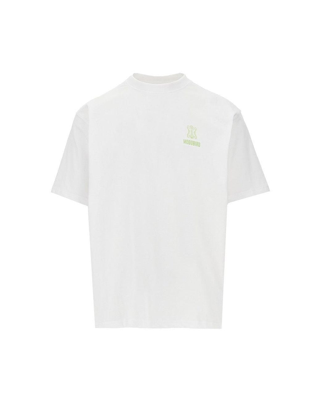 Woodbird White 'Wbbaine Tiger' T-Shirt for men