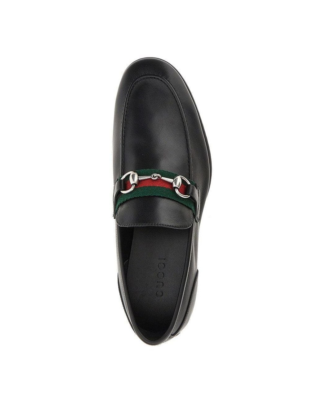 Gucci Blue Leather 'Como' Loafers 7 for men