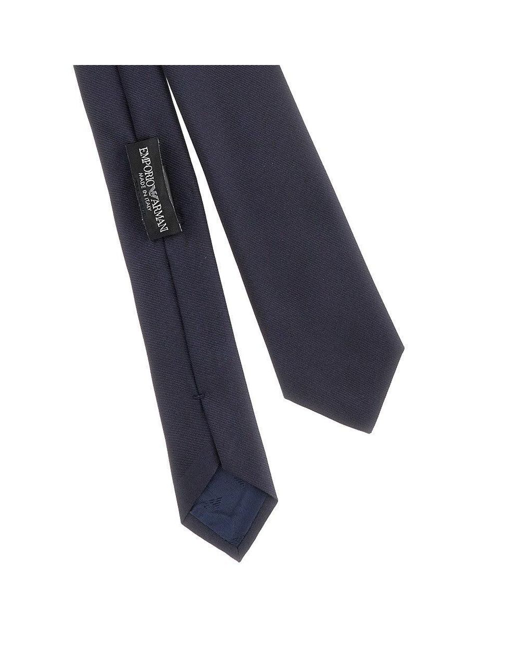 Emporio Armani Blue Silk Tie for men