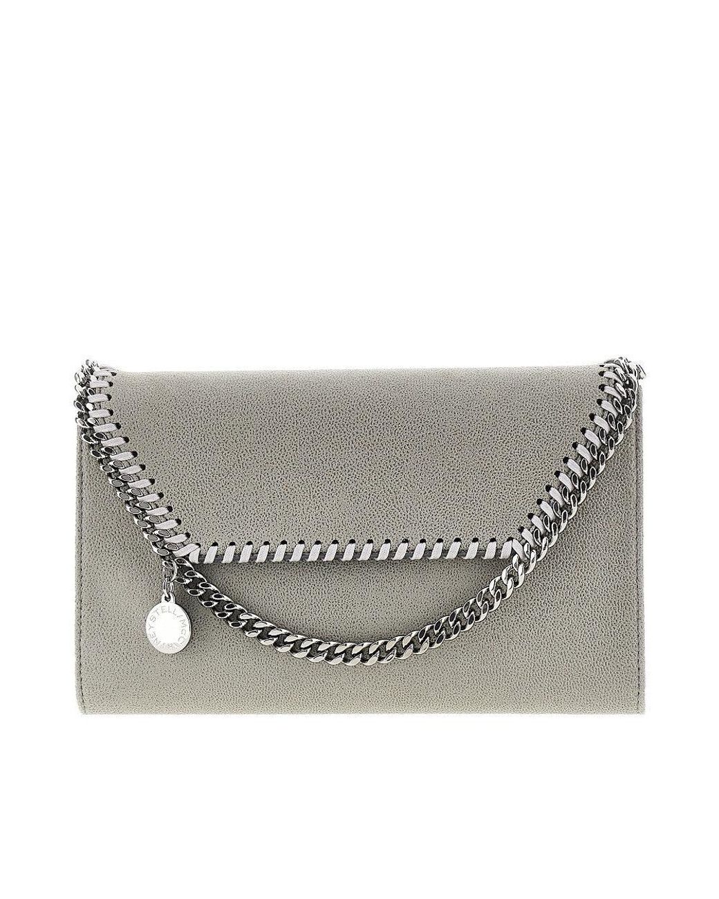 Stella McCartney Gray Mini 'Falabella' Crossbody Bag