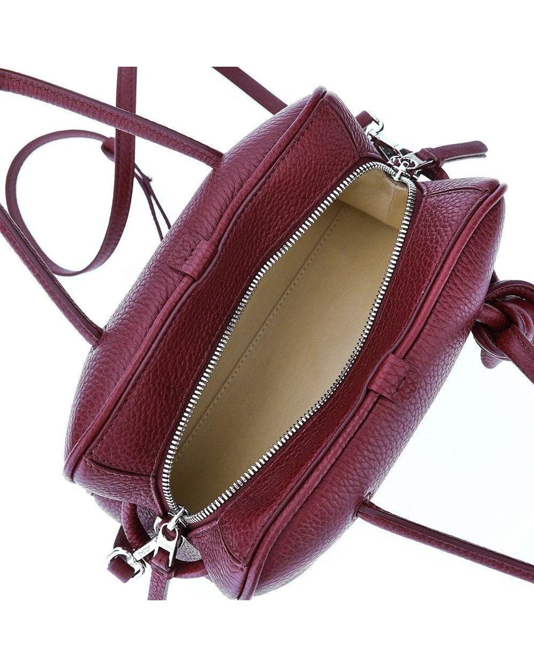 Jacquemus Purple Grained Leather Small 'Turismo' Bag