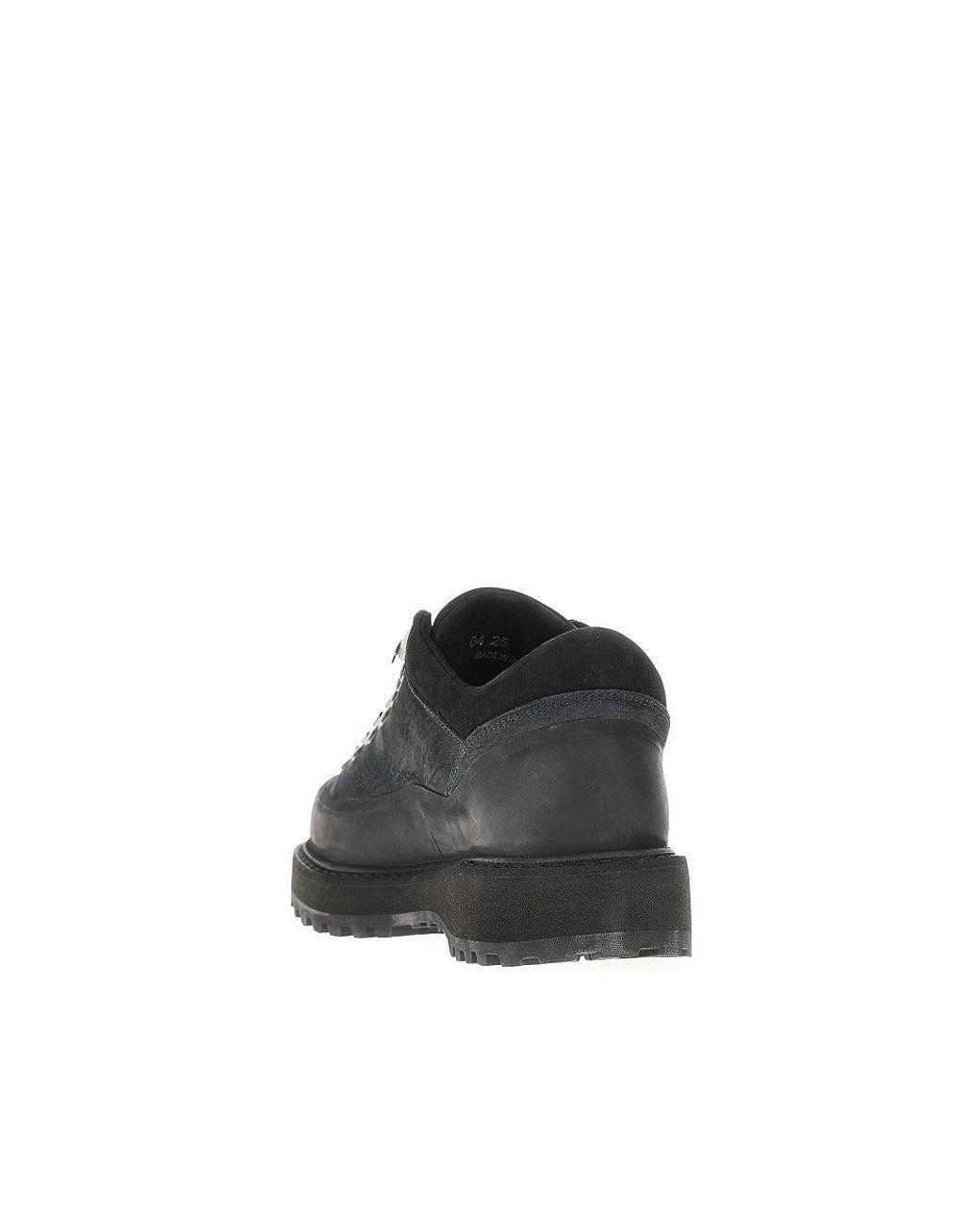 Diemme Black Leather And Rubber 'Cornaro' Sneakers for men