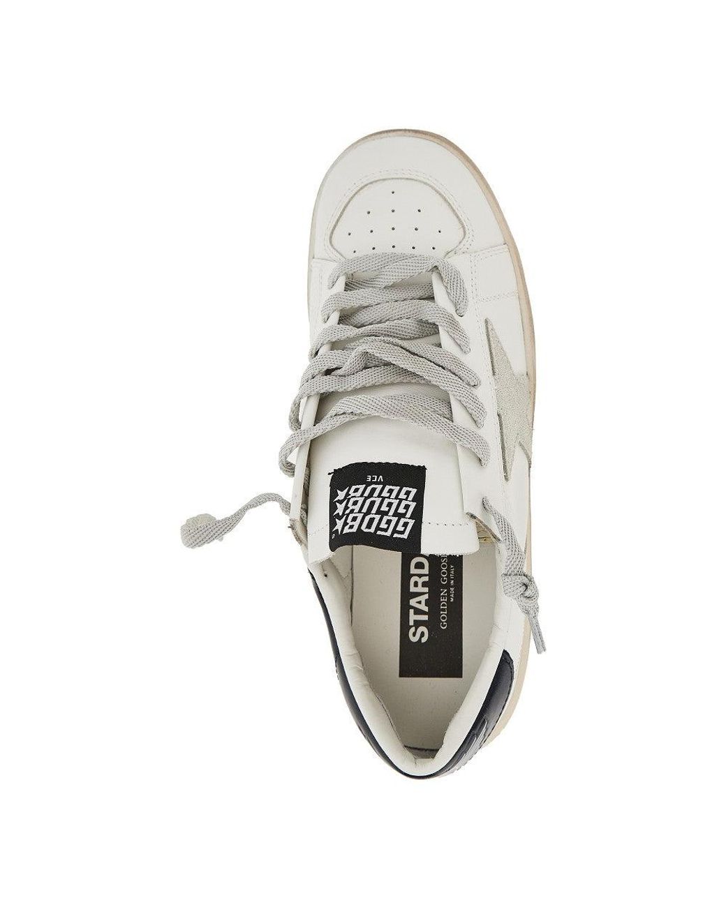 Golden Goose Deluxe Brand White Leather Stardan Sneakers for men