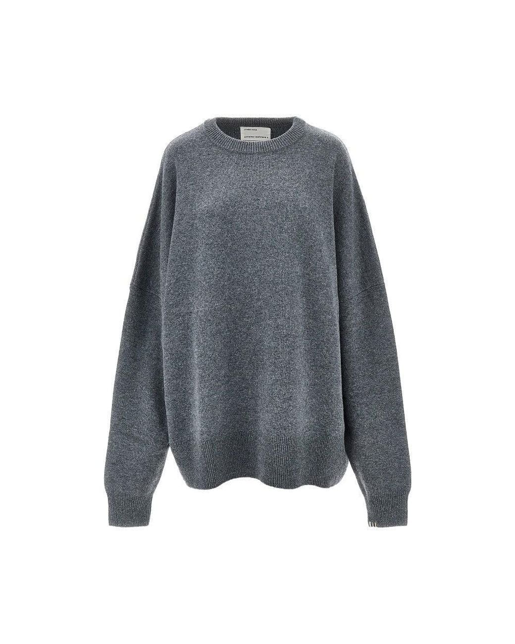 Extreme Cashmere Gray 'N.458 Mina' Cashmere-Blend Sweater