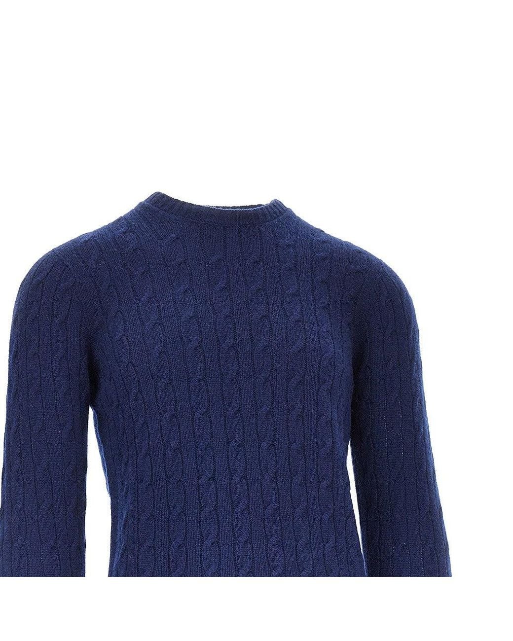 Drumohr Blue Pullover for men