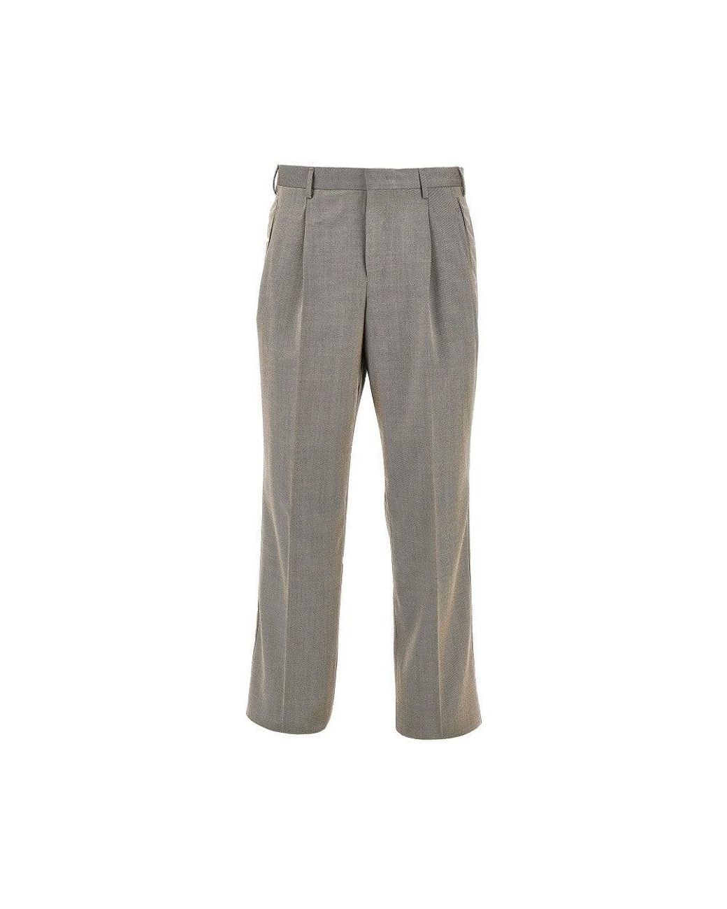 PT Torino Gray 'Samuel' Stretch Twill Pants for men