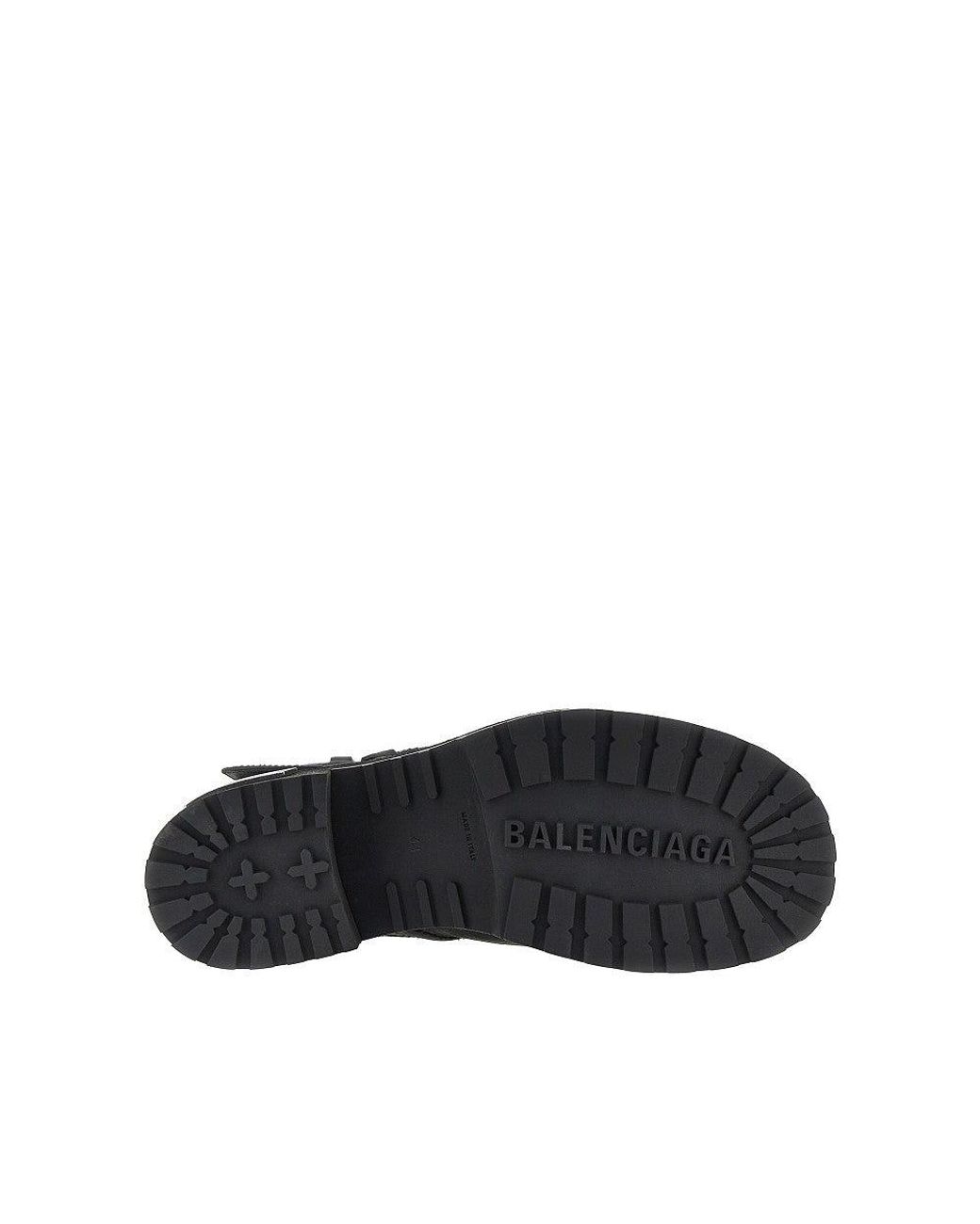 Balenciaga Black 'Venom' Leather Boots for men