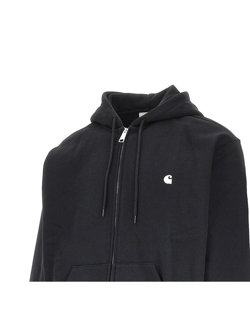 Carhartt Black Felpa Full-Zip 'Mack' for men