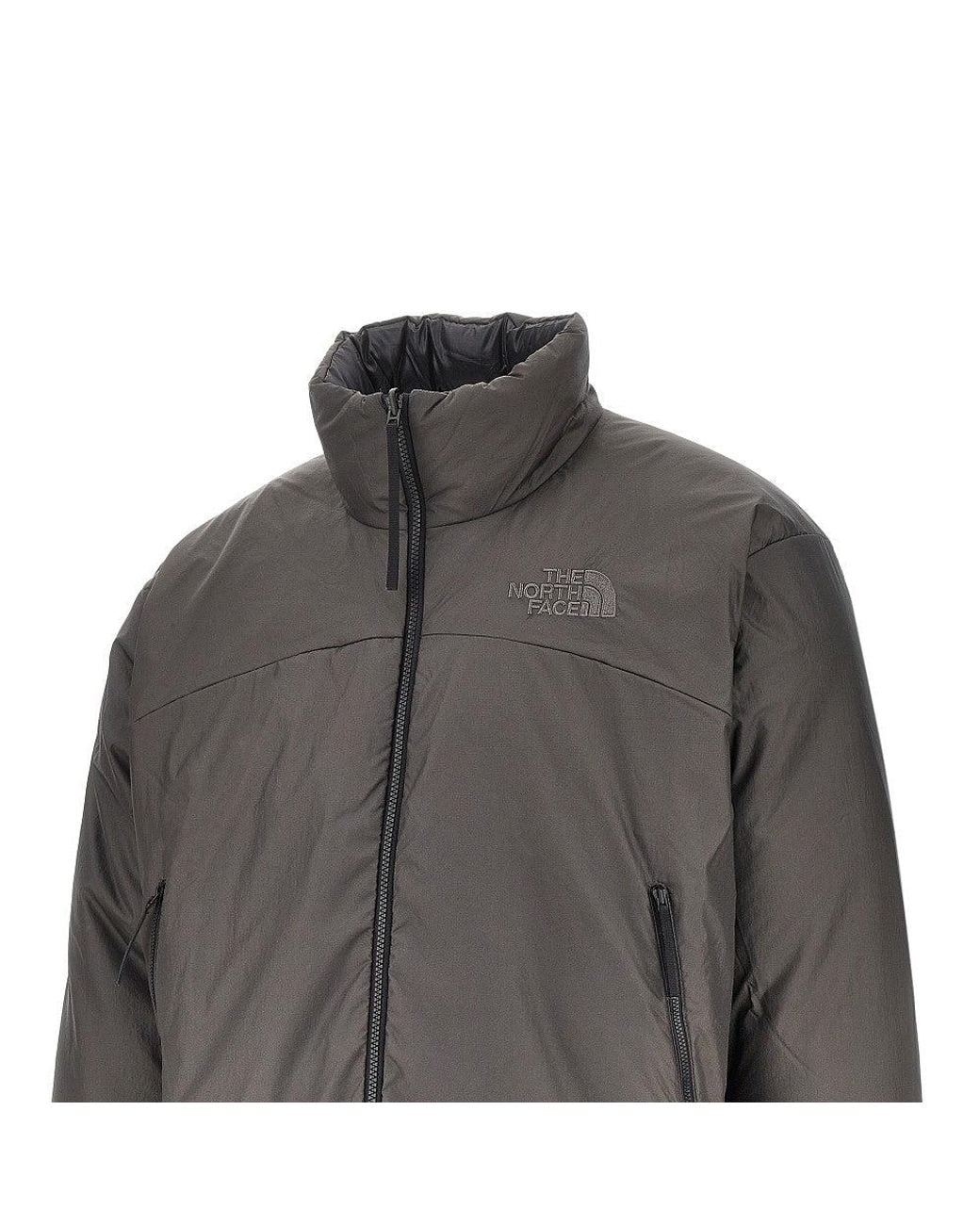 The North Face Gray 'Pertex Nuptse' Reversible Down Jacket for men