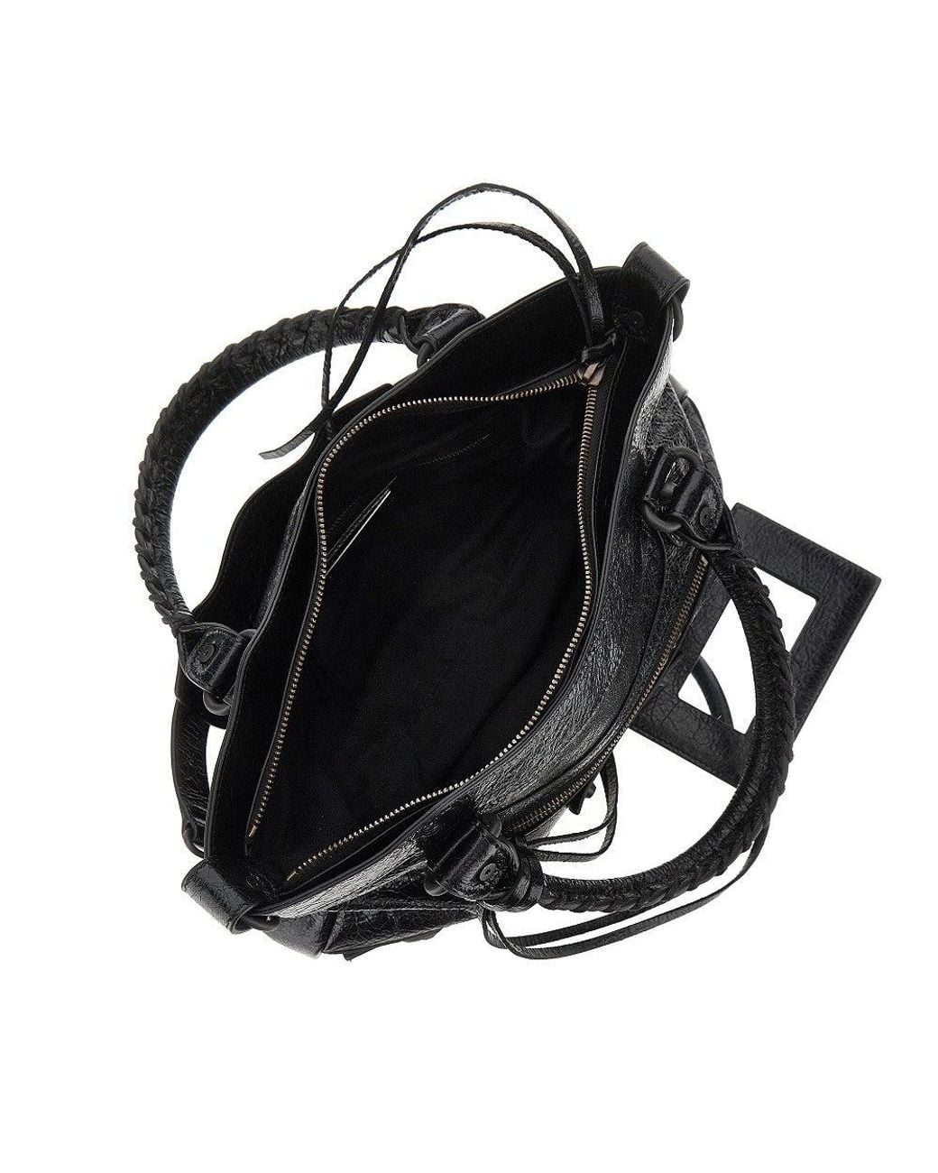 Balenciaga Black Arena Leather 'Le City First' Bag