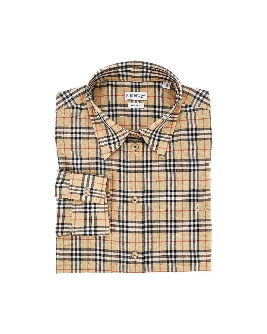 Burberry Natural Check Cotton Shirt