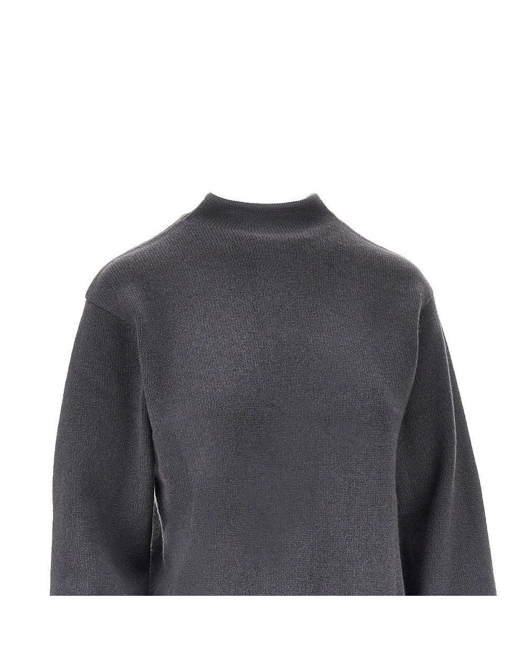 Lemaire Blue Reversible Cashmere Sweater