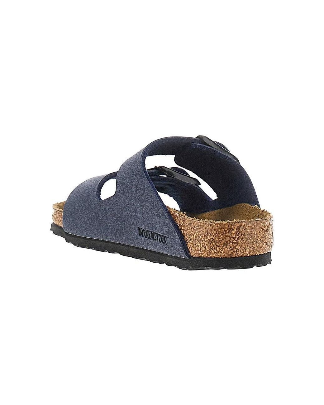 Birkenstock Blue Birko-Flor Nubuck 'Arizona' Sandals Kids for men