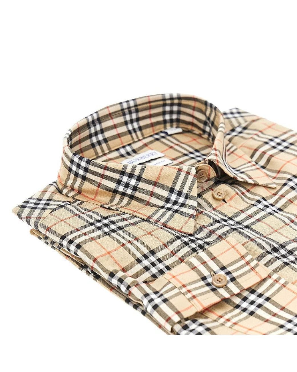 Burberry Natural Check Cotton Shirt