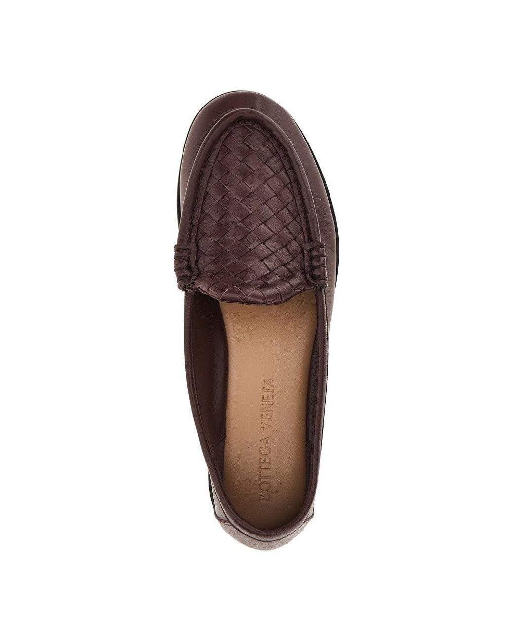 Bottega Veneta Brown 'Silenzio' Nappa Leather Loafers