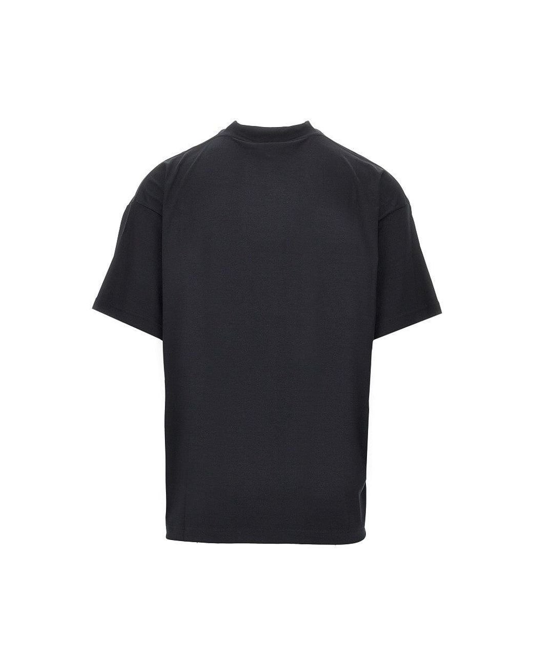 Gucci Black Glittered Logo Modal Jersey T-Shirt for men