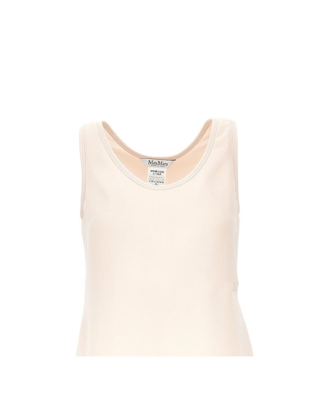 Top di Max Mara in Natural