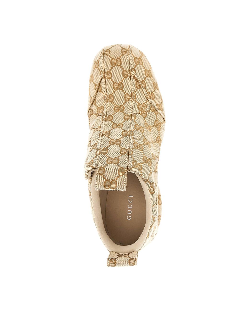 Gucci Natural 'Drip' Gg Canvas Sneakers for men