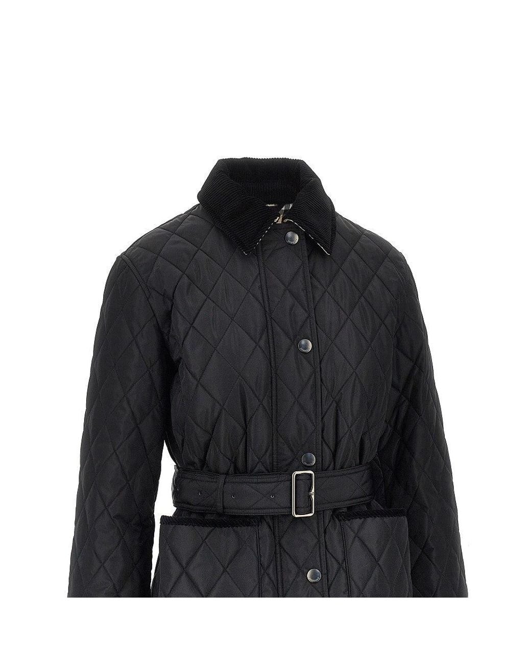 Burberry Black Quilted Nylon Jacket