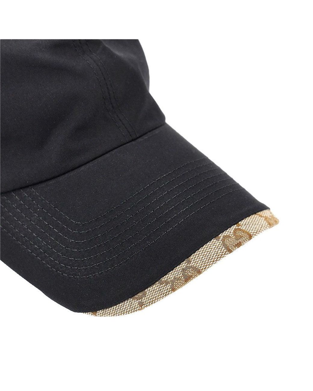 Gucci Blue Cotton-Blend Baseball Cap for men