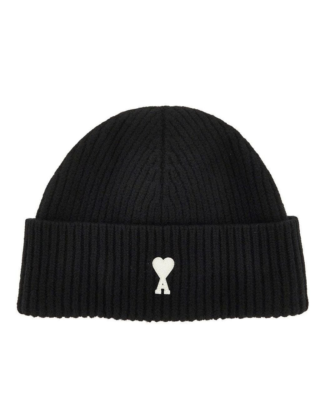 Beanie di AMI in Black da Uomo