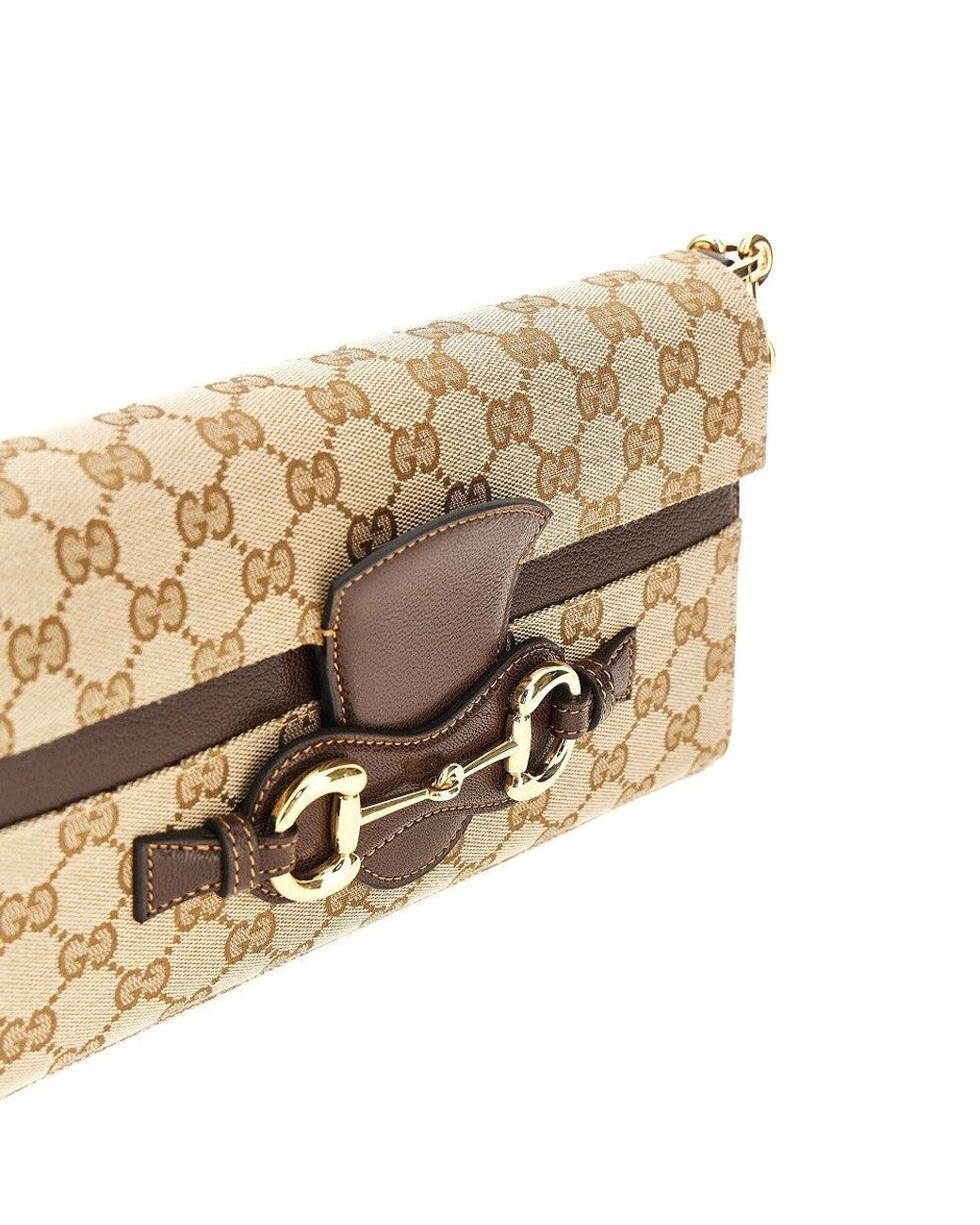 Gucci Metallic Medium 'Horsebit Ristretto' Shoulder Bag