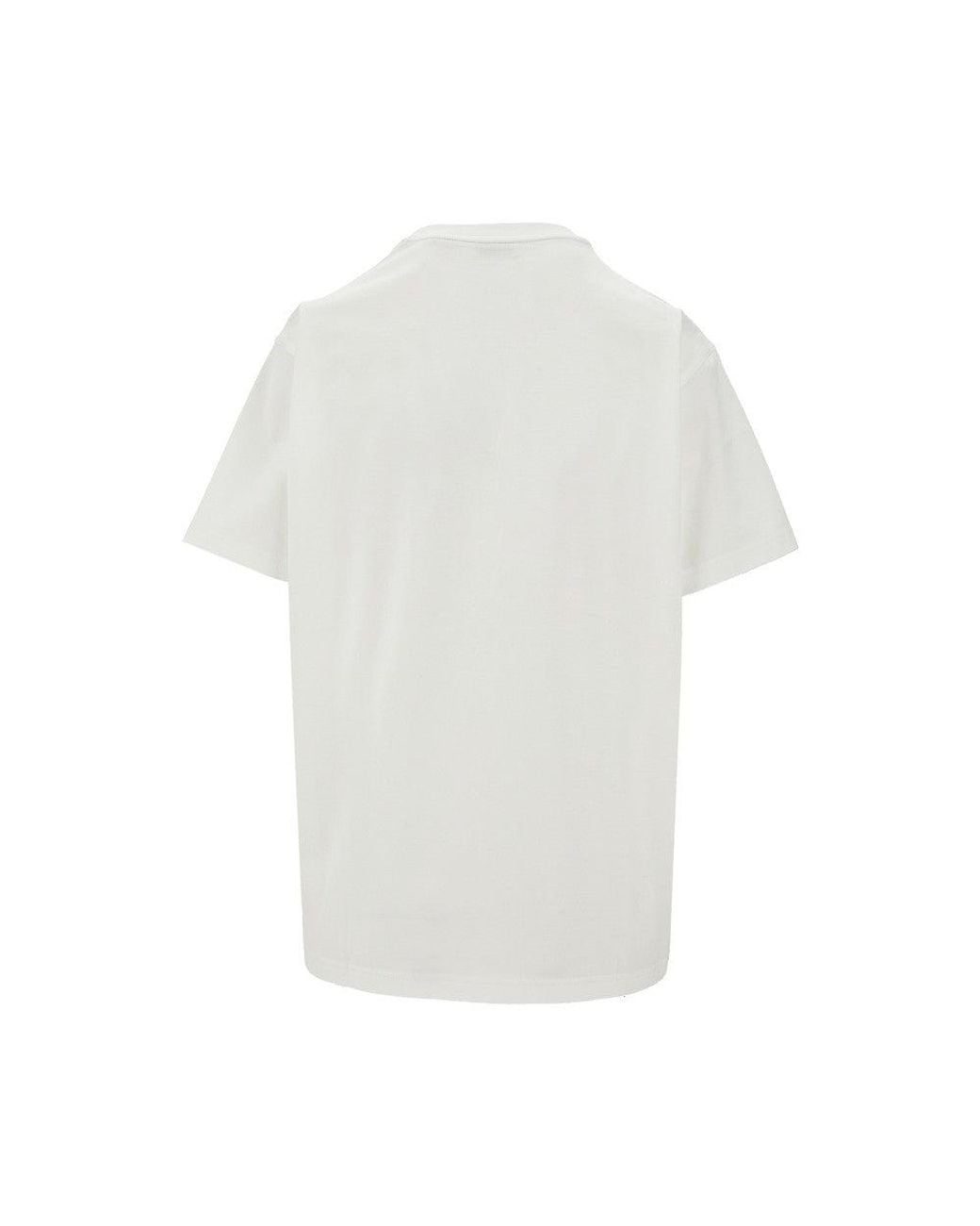 Burberry White Check Pocket T-Shirt