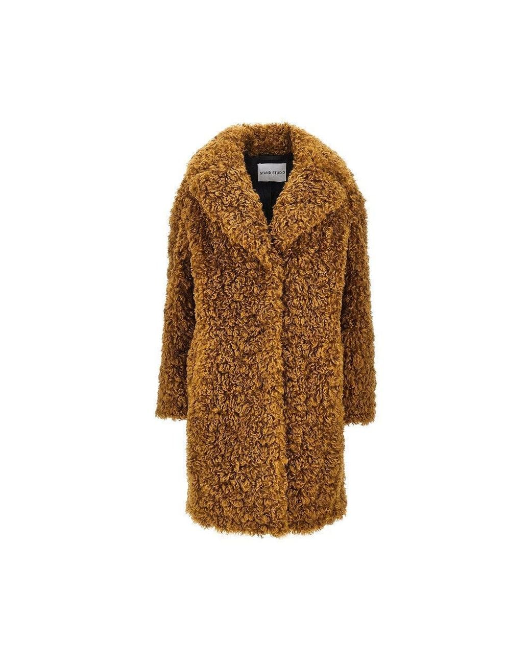 Stand Studio Brown 'Camille' Faux Fur Coat