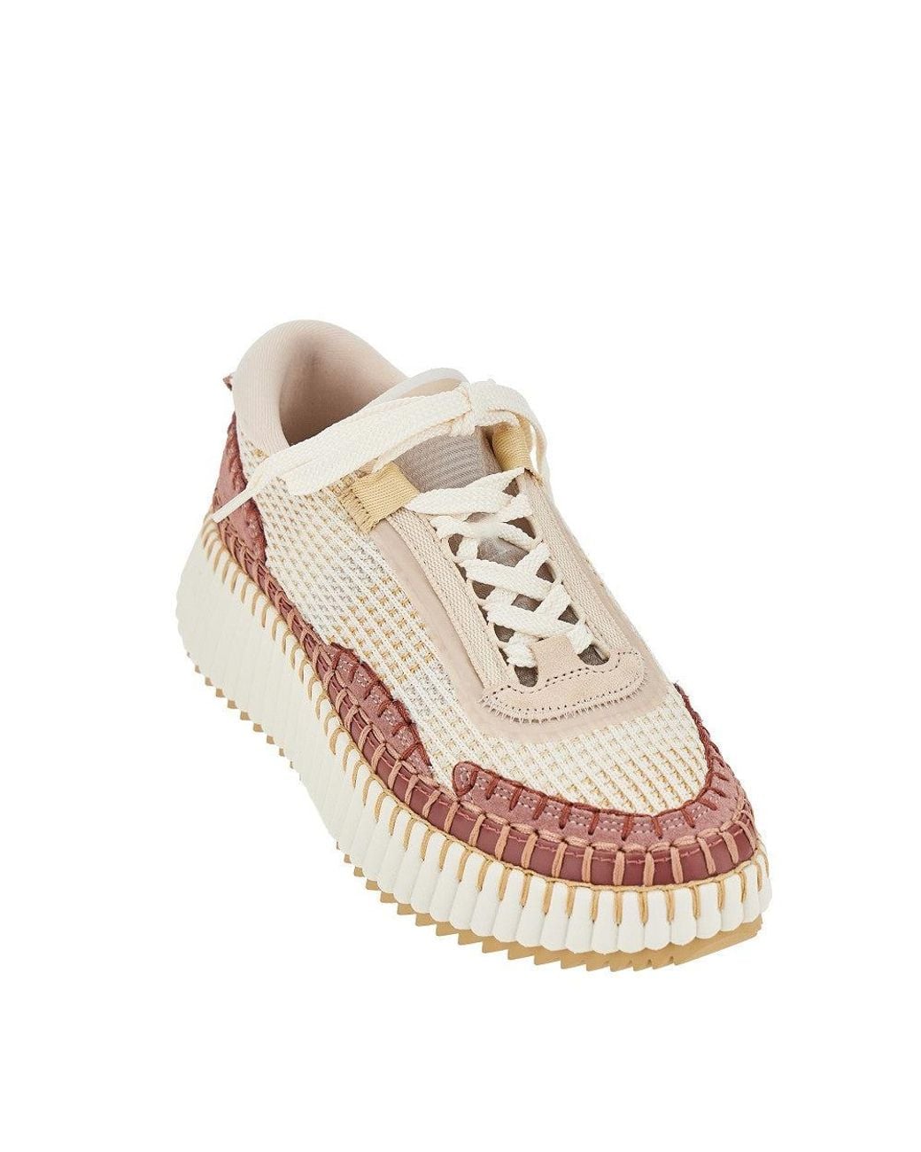 Chloé Pink 'Nama' Sneakers