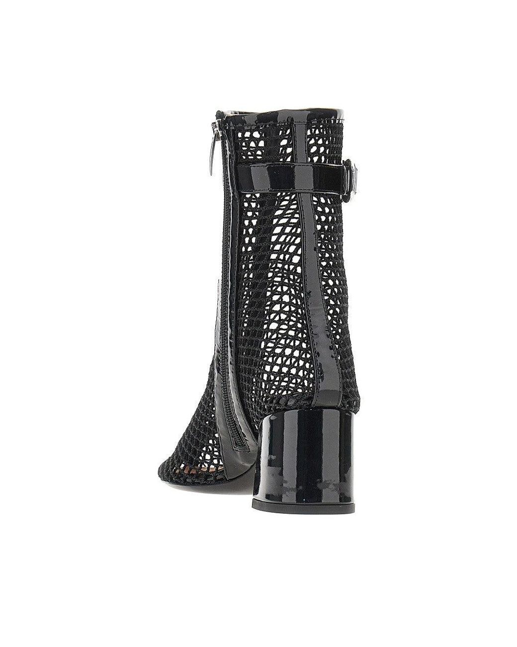 Alaïa Black Net Booties