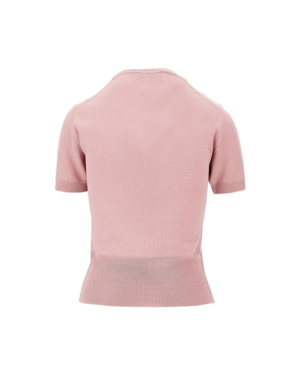 Vivienne Westwood Pink 'Bea' Knitted T-Shirt