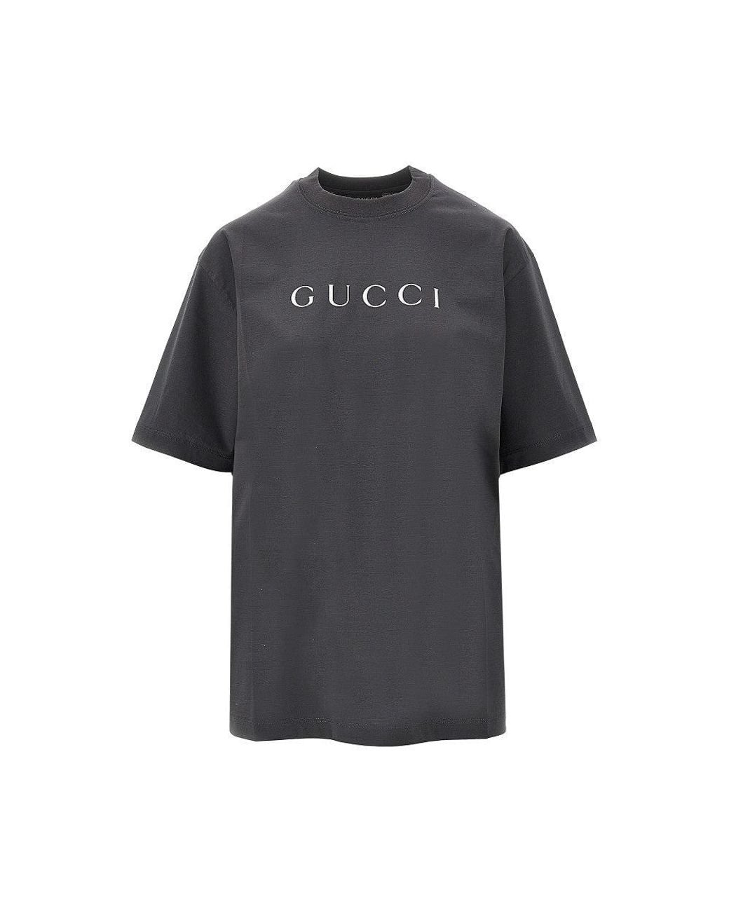 Gucci Black Glittered Logo T-Shirt