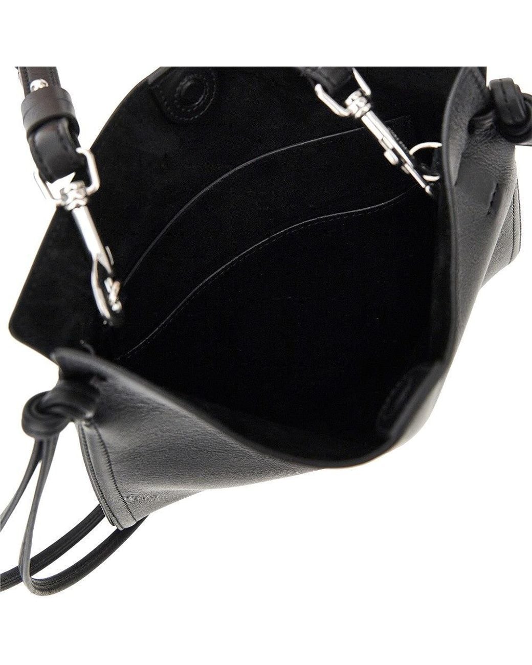 Phoebe Philo Black Leather 'Gig' Pouch