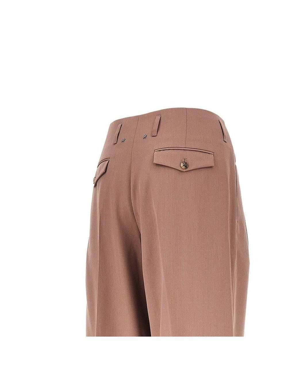 Golden Goose Deluxe Brand Brown 'Flavia' Wide Leg Pants