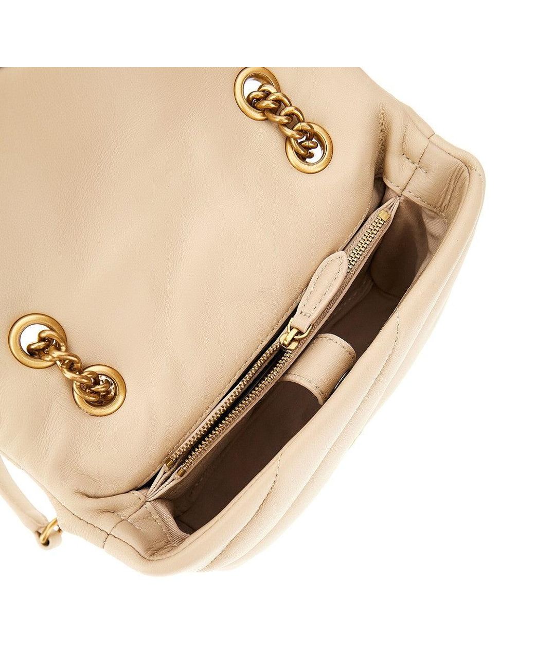 Pinko Natural Love Mini Puff Nappa Leather Bag