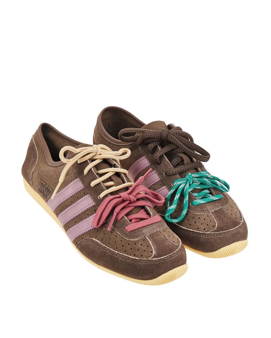 Adidas Originals Brown Japan Decon Suede Leather Sneakers 9 for men